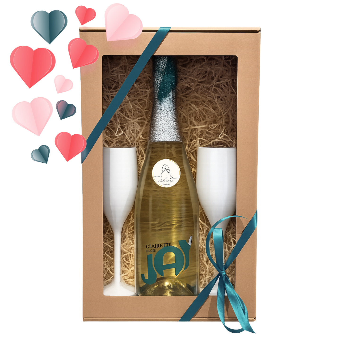 Jay´UP Brut + 2 pokaali kinkepakendis